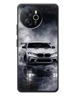 Чехол для Blackview Shark 8 с картинкой «BMW сквозь туман»