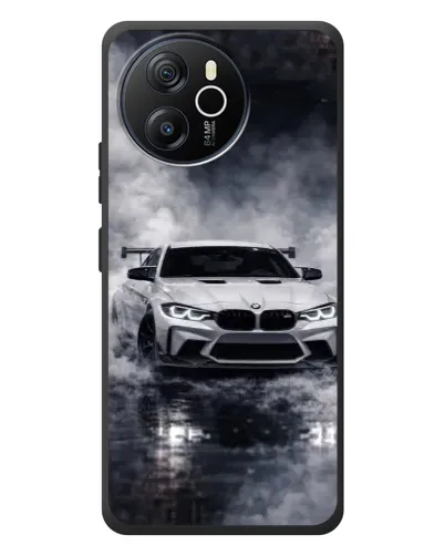 Чехол для Blackview Shark 8 с картинкой «BMW сквозь туман»
