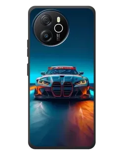 Чохол для Blackview Shark 8 з картинкою «BMW — вогні неону»