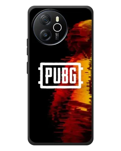 Чехол для Blackview Shark 8 с картинкой «Яркий логотип PUBG»