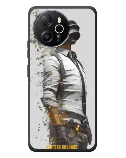 Чехол для Blackview Shark 8 с картинкой «PUBG — боец в пыли»