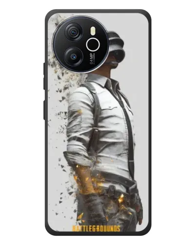Чехол для Blackview Shark 8 с картинкой «PUBG — боец в пыли»