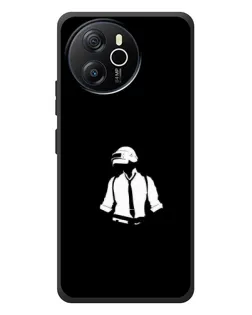 Чехол для Blackview Shark 8 с картинкой «PUBG — белый шлем»