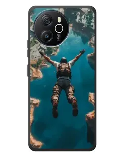 Чехол для Blackview Shark 8 с картинкой «PUBG — свободное падение»