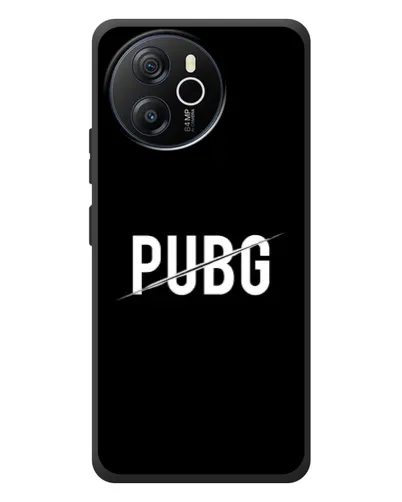 Чехол для Blackview Shark 8 с картинкой «PUBG — белый логотип»