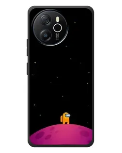 Чехол для Blackview Shark 8 с картинкой «Одинокий герой на планете»