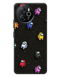 Чехол для Blackview Shark 8 с картинкой «Космический паттерн Among Us»
