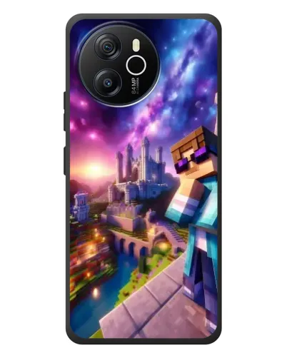 Чехол для Blackview Shark 8 с картинкой «Стив и космос» Чехол для Blackview Shark 8 с картинкой «Стив и космос»