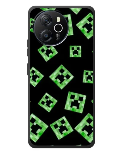 Чехол для Blackview Shark 8 с картинкой «Паттерн с криперами» Чехол для Blackview Shark 8 с картинкой «Паттерн с криперами»