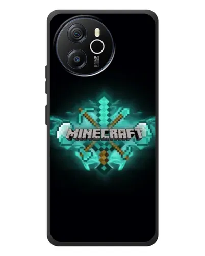 Чехол для Blackview Shark 8 с картинкой «Minecraft Diamond лого» Чехол для Blackview Shark 8 с картинкой «Minecraft Diamond лого»