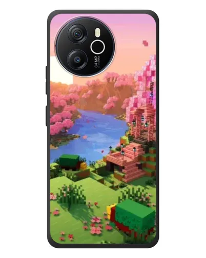 Чехол для Blackview Shark 8 с картинкой «Розовое дерево Minecraft» Чехол для Blackview Shark 8 с картинкой «Розовое дерево Minecraft»