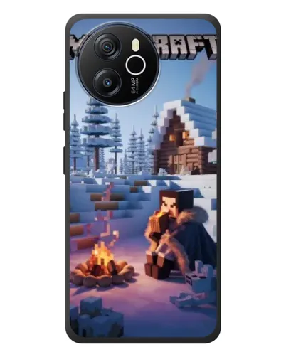 Чехол для Blackview Shark 8 с картинкой «Зимний Minecraft» Чехол для Blackview Shark 8 с картинкой «Зимний Minecraft»