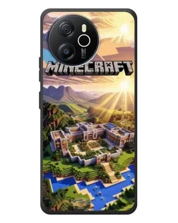 Чехол для Blackview Shark 8 с картинкой «Minecraft панорама»