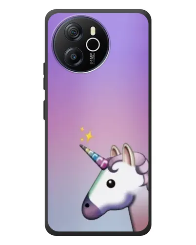 Чехол для Blackview Shark 8 с картинкой «Единорог градиент»