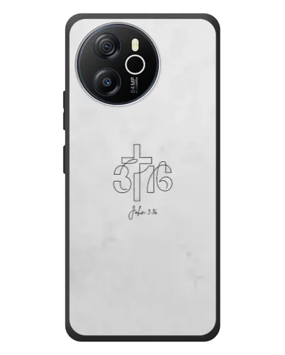 Чехол для Blackview Shark 8 с картинкой «Иоанна 3:16 Крест»