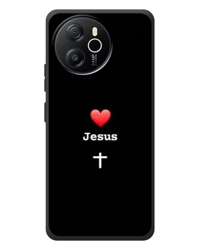 Чехол для Blackview Shark 8 с картинкой «Сердце - Jesus»