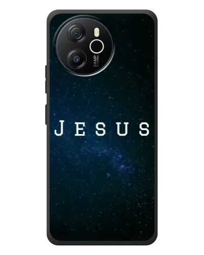 Чехол для Blackview Shark 8 с картинкой «Звездное небо Jesus»