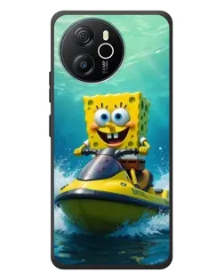 Чохол для Blackview Shark 8 з картинкою «Спанч Боб на гідроциклі»