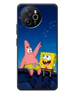 Чехол для Blackview Shark 8 с картинкой «Губка Боб и Патрик ночью» Чехол для Blackview Shark 8 с картинкой «Губка Боб и Патрик ночью»