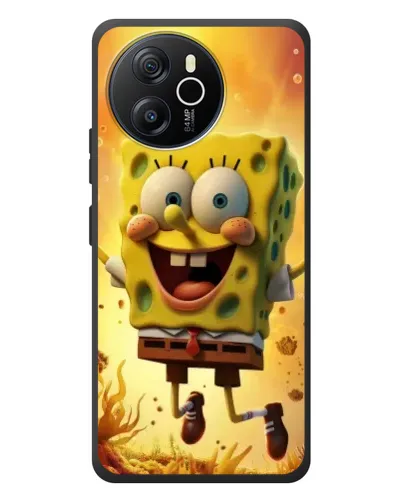 Чехол для Blackview Shark 8 с картинкой «Губка Боб прыгает»