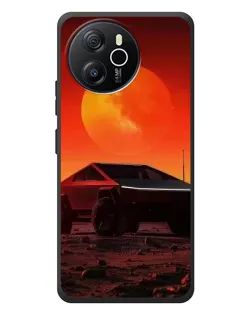 Чехол для Blackview Shark 8 с картинкой «Cybertruck на Марсе»