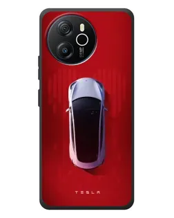 Чехол для Blackview Shark 8 с картинкой «Tesla Top View»