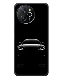 Чехол для Blackview Shark 8 с картинкой «Силуэт Tesla Night»