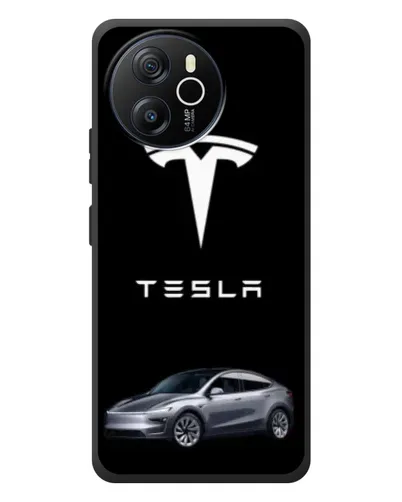 Чехол для Blackview Shark 8 с картинкой «Tesla Model Y»