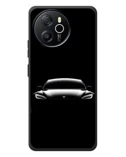 Чехол для Blackview Shark 8 с картинкой «Фары Tesla Night»