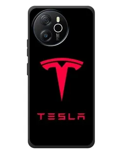 Чехол для Blackview Shark 8 с картинкой «Tesla Red Logo»