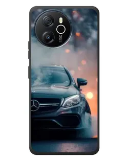 Чехол для Blackview Shark 8 с картинкой «Mercedes — ночной город»