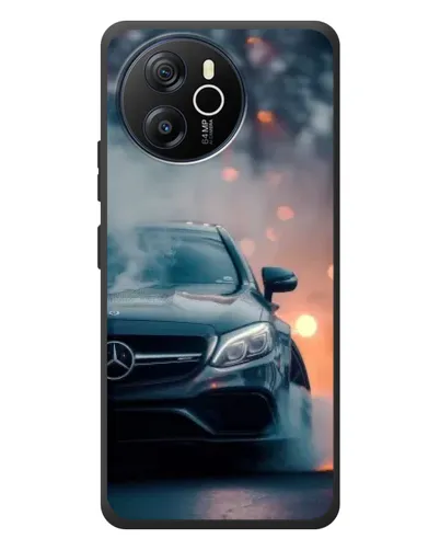 Чехол для Blackview Shark 8 с картинкой «Mercedes — ночной город»