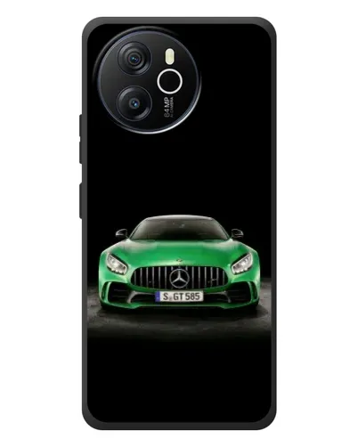 Чехол для Blackview Shark 8 с картинкой «Mercedes — неоновый лого»