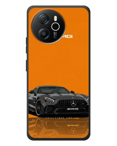 Чехол для Blackview Shark 8 с картинкой «Оранжевый Mercedes AMG»