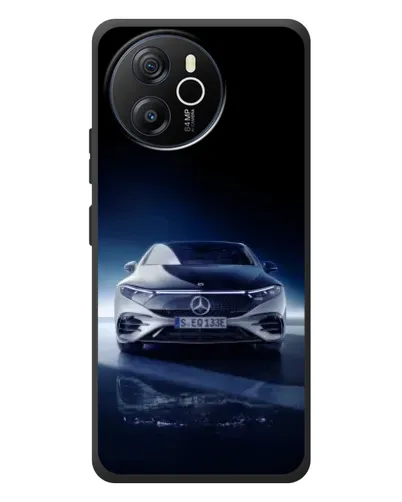 Чехол для Blackview Shark 8 с картинкой «Ночной Mercedes EQ»