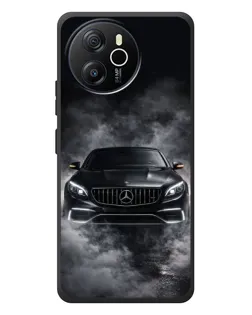 Чехол для Blackview Shark 8 с картинкой «Mercedes в дыму»