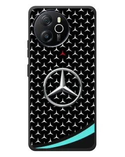 Чехол для Blackview Shark 8 с картинкой «Mercedes — бирюзовый акцент»
