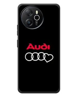 Чехол для Blackview Shark 8 с картинкой «Логотип Audi Heart»