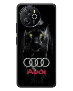 Чехол для Blackview Shark 8 с картинкой «Пантера и Audi»
