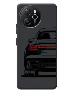 Чехол для Blackview Shark 8 с картинкой «Задняя часть Audi — арт»