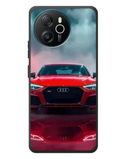 Чехол для Blackview Shark 8 с картинкой «Audi RS — красный стиль»
