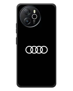 Чехол для Blackview Shark 8 с картинкой «Audi White Logo»