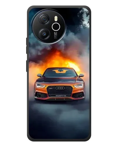 Чехол для Blackview Shark 8 с картинкой «Audi в огненном дыму» Чехол для Blackview Shark 8 с картинкой «Audi в огненном дыму»