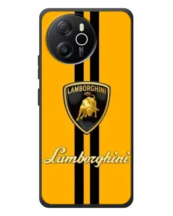 Чехол для Blackview Shark 8 с картинкой «Lamborghini Stripe желтый»