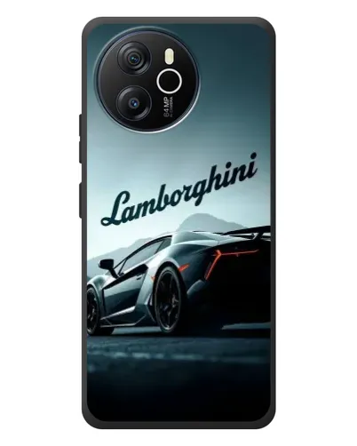 Чехол для Blackview Shark 8 с картинкой «Классическая надпись Lamborghini»