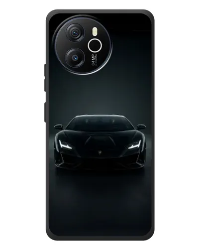 Чехол для Blackview Shark 8 с картинкой «Черный Lamborghini Aventador»
