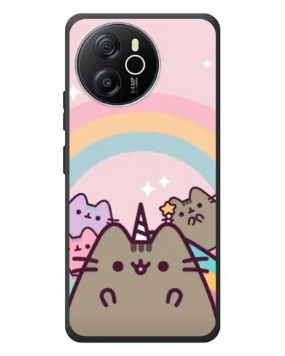 Чехол для Blackview Shark 8 с картинкой «Единорог Pusheen»