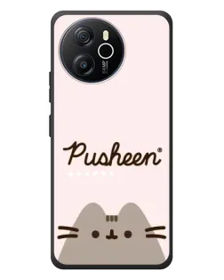 Чехол для Blackview Shark 8 с картинкой «Pusheen логотип»