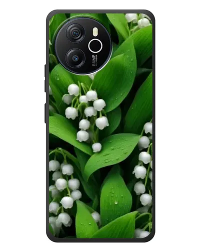 Чехол для Blackview Shark 8 с картинкой «Ландыши в зелени»