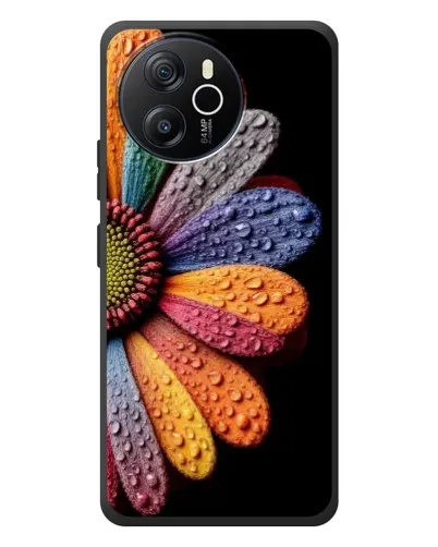 Чехол для Blackview Shark 8 с картинкой «Радужный цветок»
